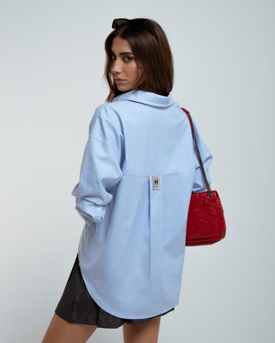 COTTON BLEND OXFORD SHIRT - Image 3