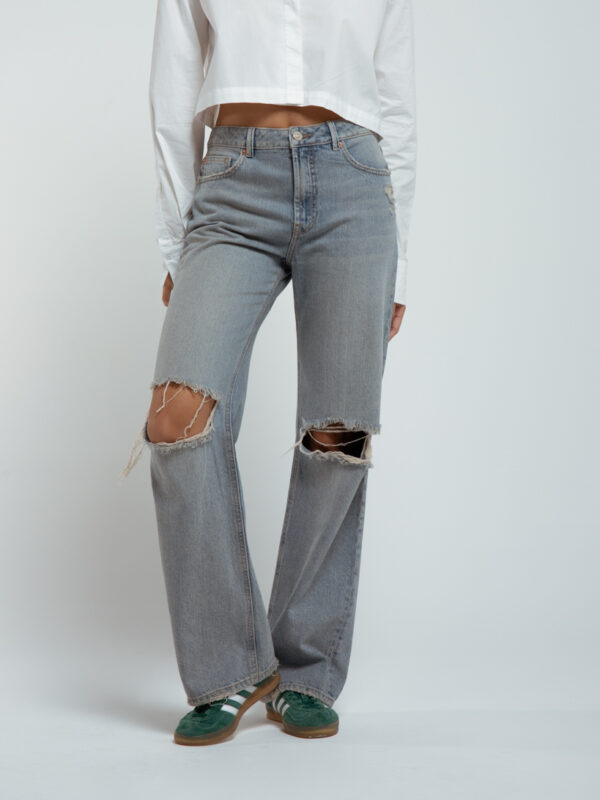HIGH RISE -  WIDE LEG JEANS