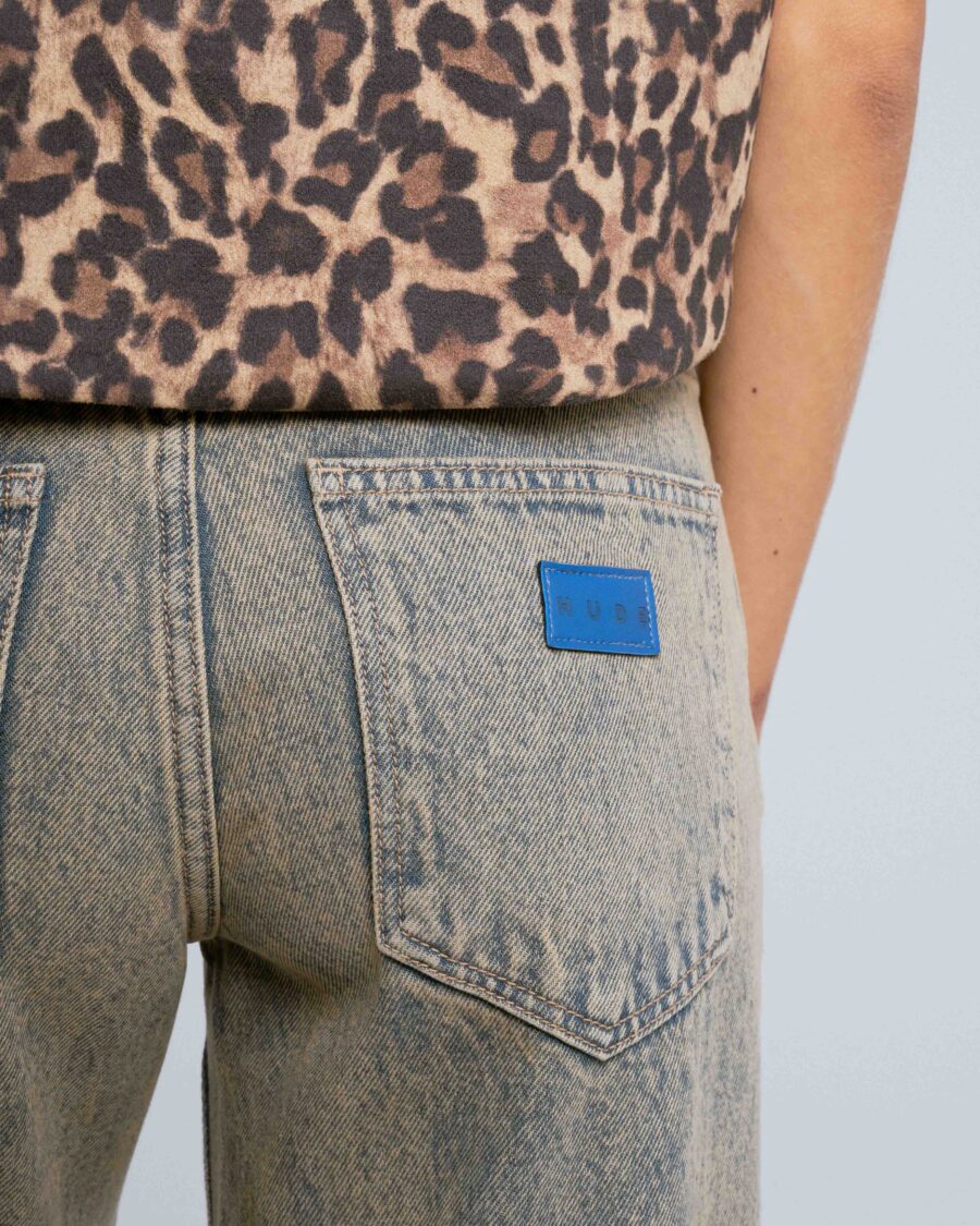 OVERDYE ACID WASH WIDE-LEG JEANS - Image 3