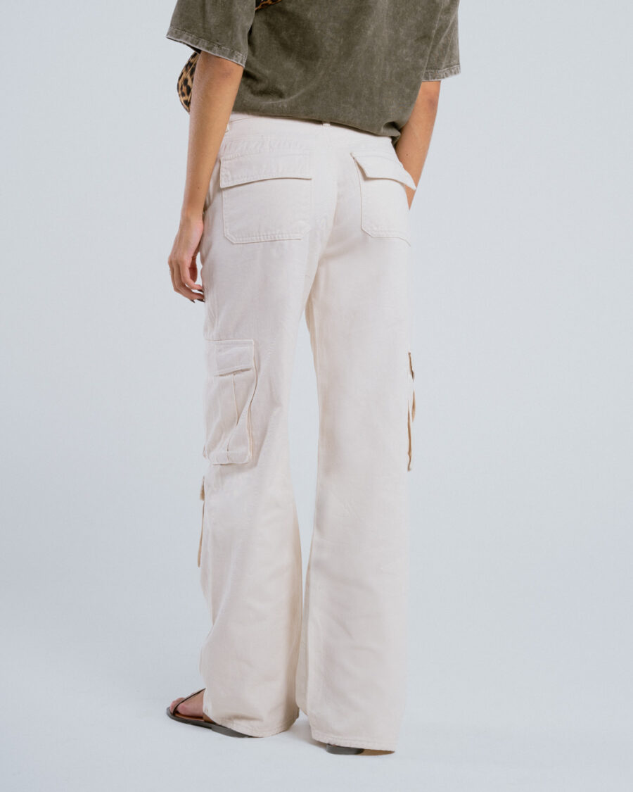 WIDE-LEG CARGO TROUSERS - Image 5