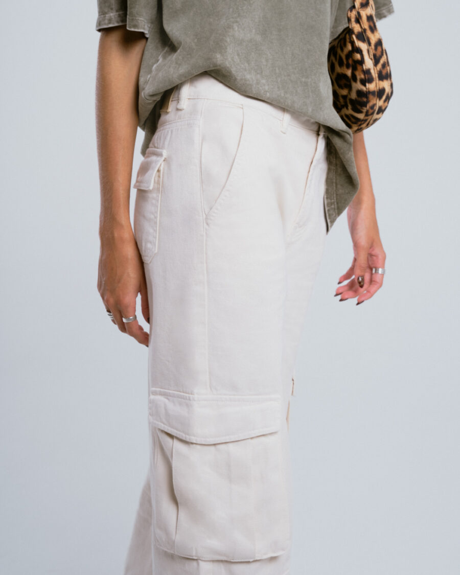 WIDE-LEG CARGO TROUSERS - Image 2