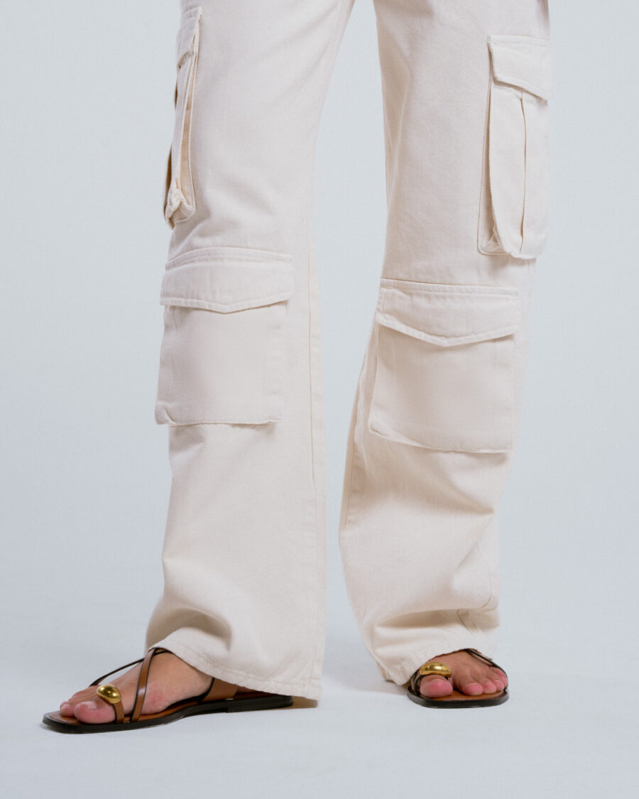 WIDE-LEG CARGO TROUSERS - Image 3