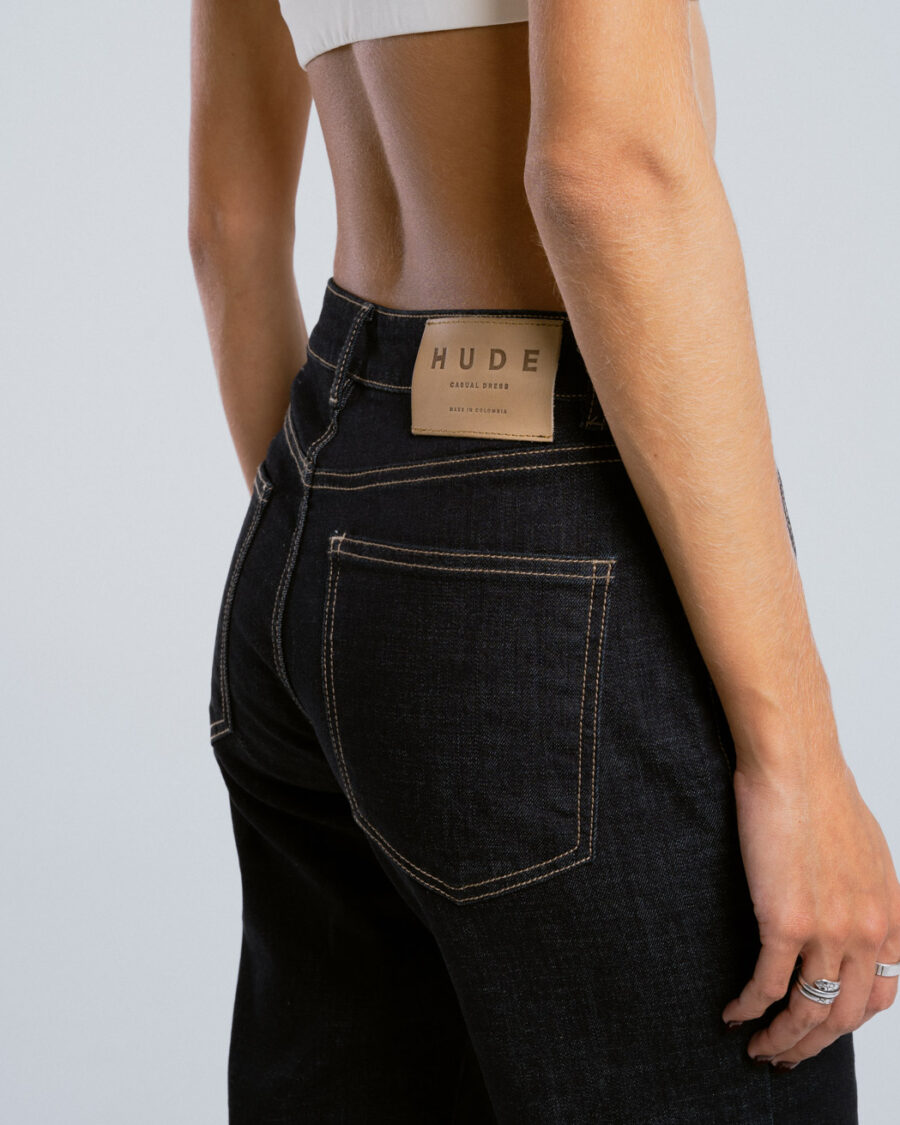 RAW CARGO DENIM WITH CONTRAST THREADS - Image 3