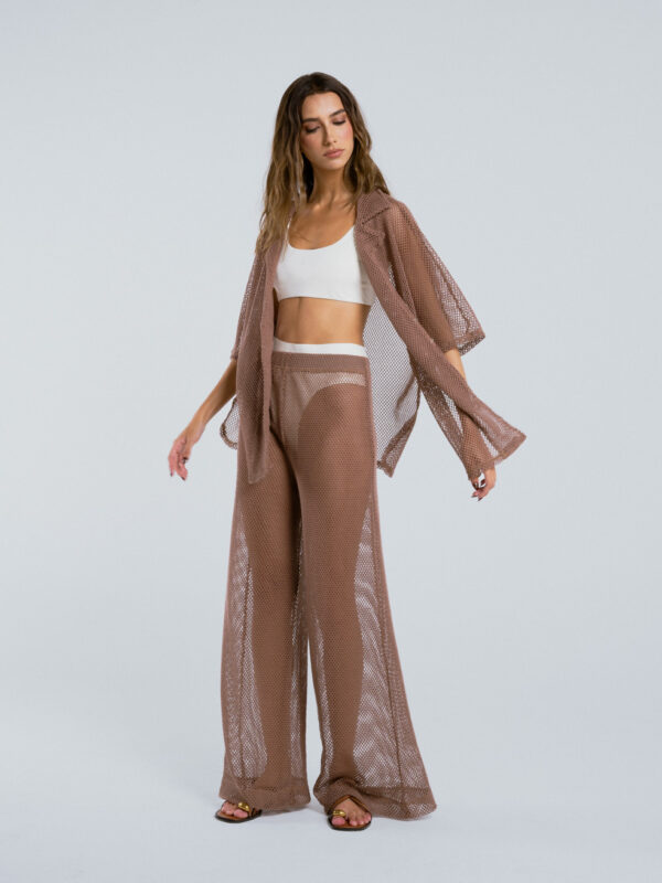WIDE-LEG KNIT TROUSERS