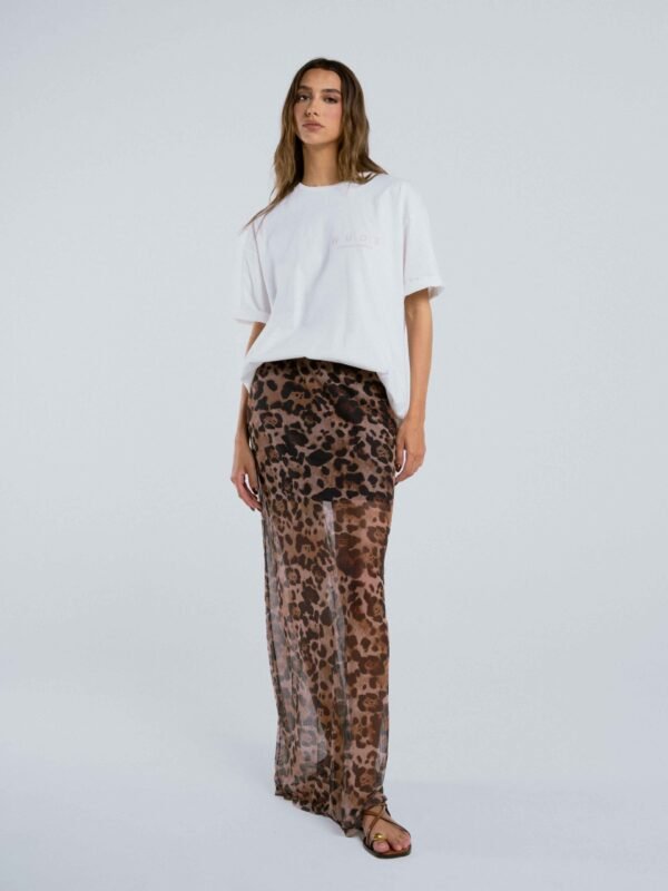 T-SHIRT WITH CONTRAST PRINT