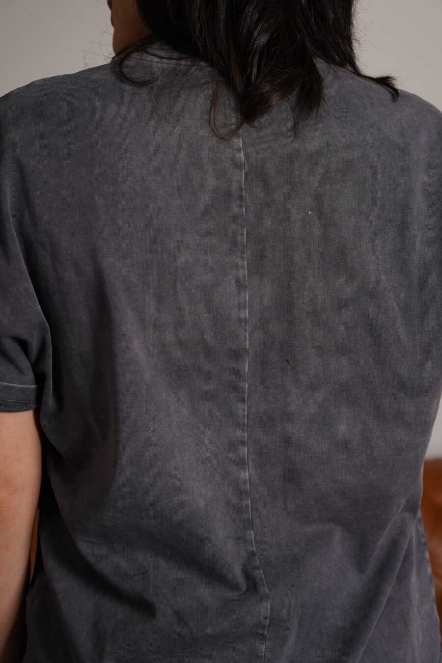 BOX-FIT T-SHIRT WITH FRONT RHINESTONES - Image 4