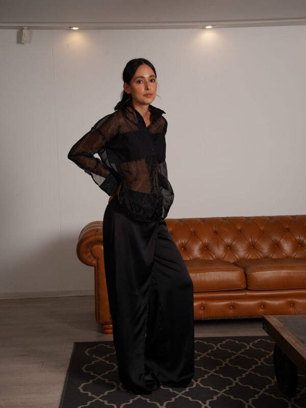 OVERSIZED ORGANZA SHIRT