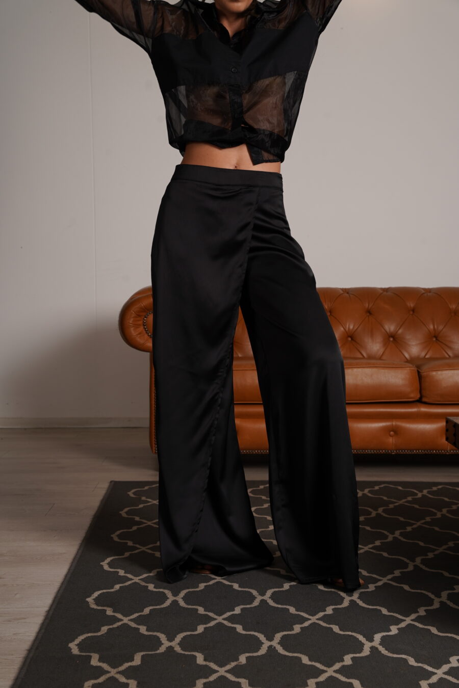 FLOWING WRAP TROUSERS