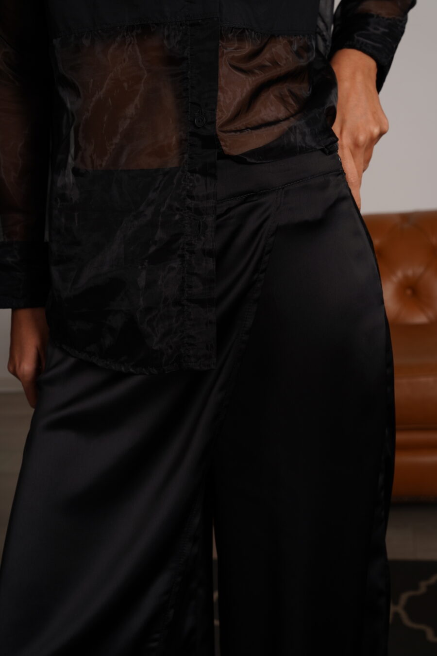 FLOWING WRAP TROUSERS - Image 4