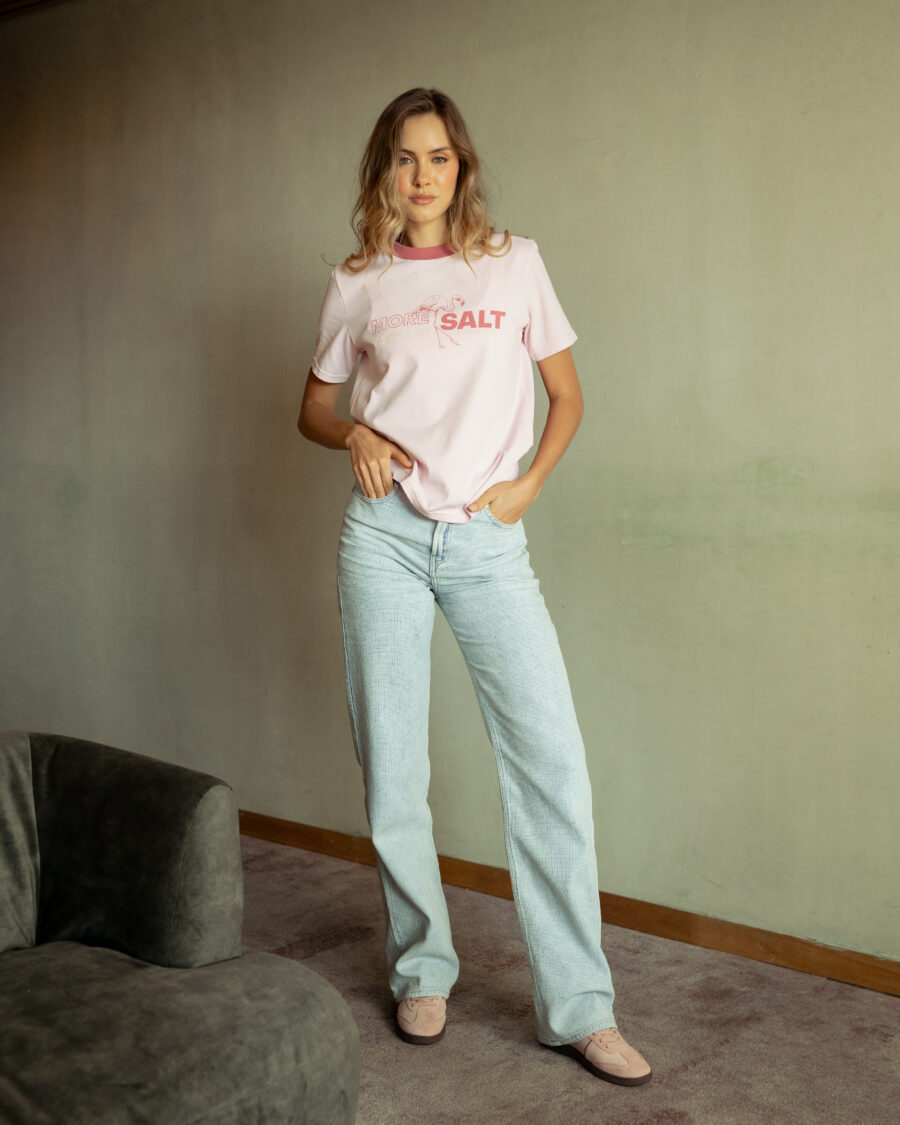 CONTRAST NECK TEE - Image 4