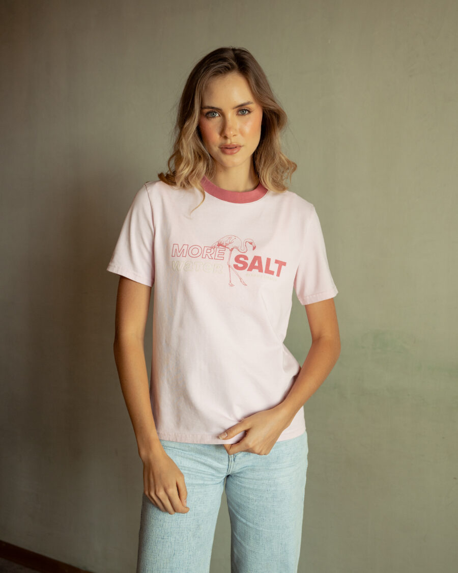 CONTRAST NECK TEE - Image 2