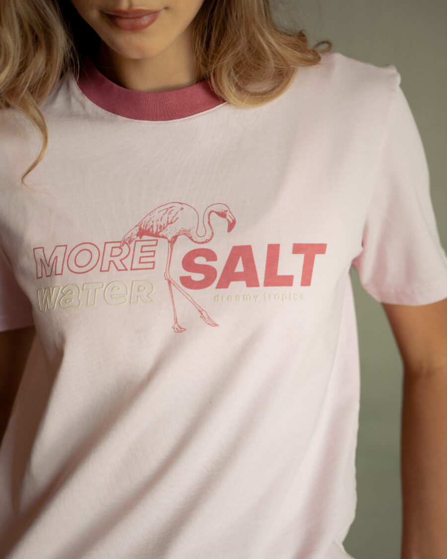 CONTRAST NECK TEE - Image 5