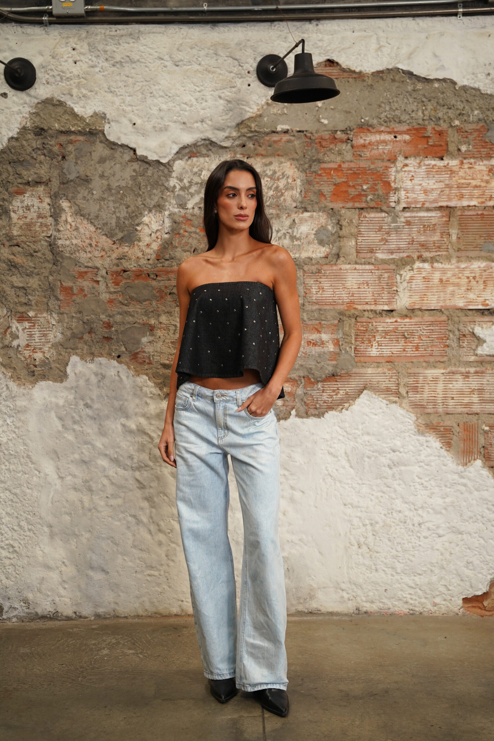 TOP BANDEAU WITH FRONT RHINESTONES - Image 3