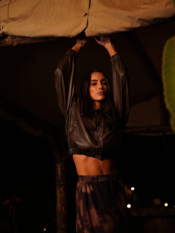 BROWN BOMBER JACKET