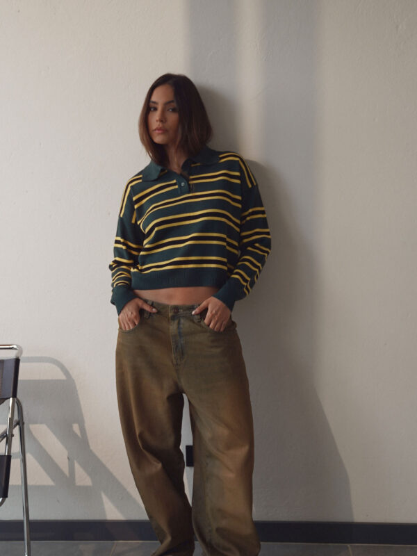 VINTAGE RESIN BARREL JEANS