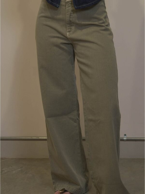 WAISTLESS WIDE LEG JEANS