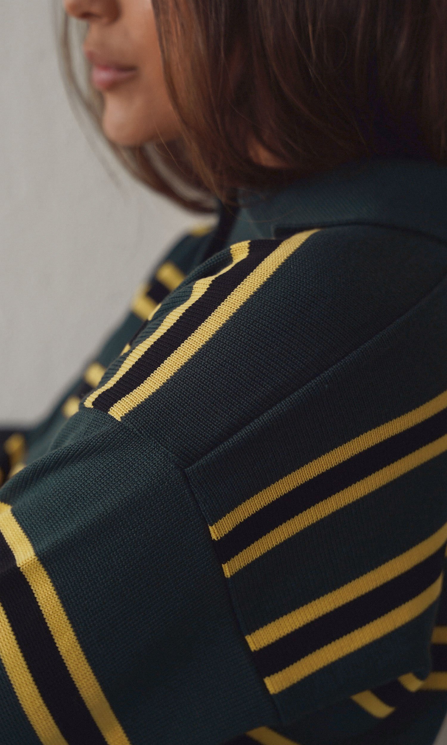 CROPPED MULTI-STRIPE KNIT TOP - Image 3