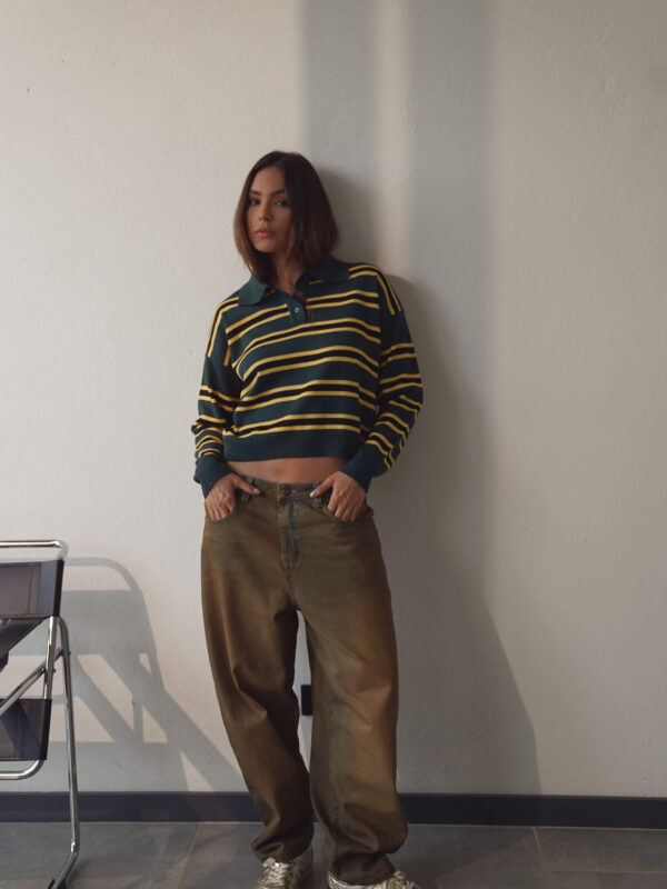 VINTAGE RESIN BARREL JEANS