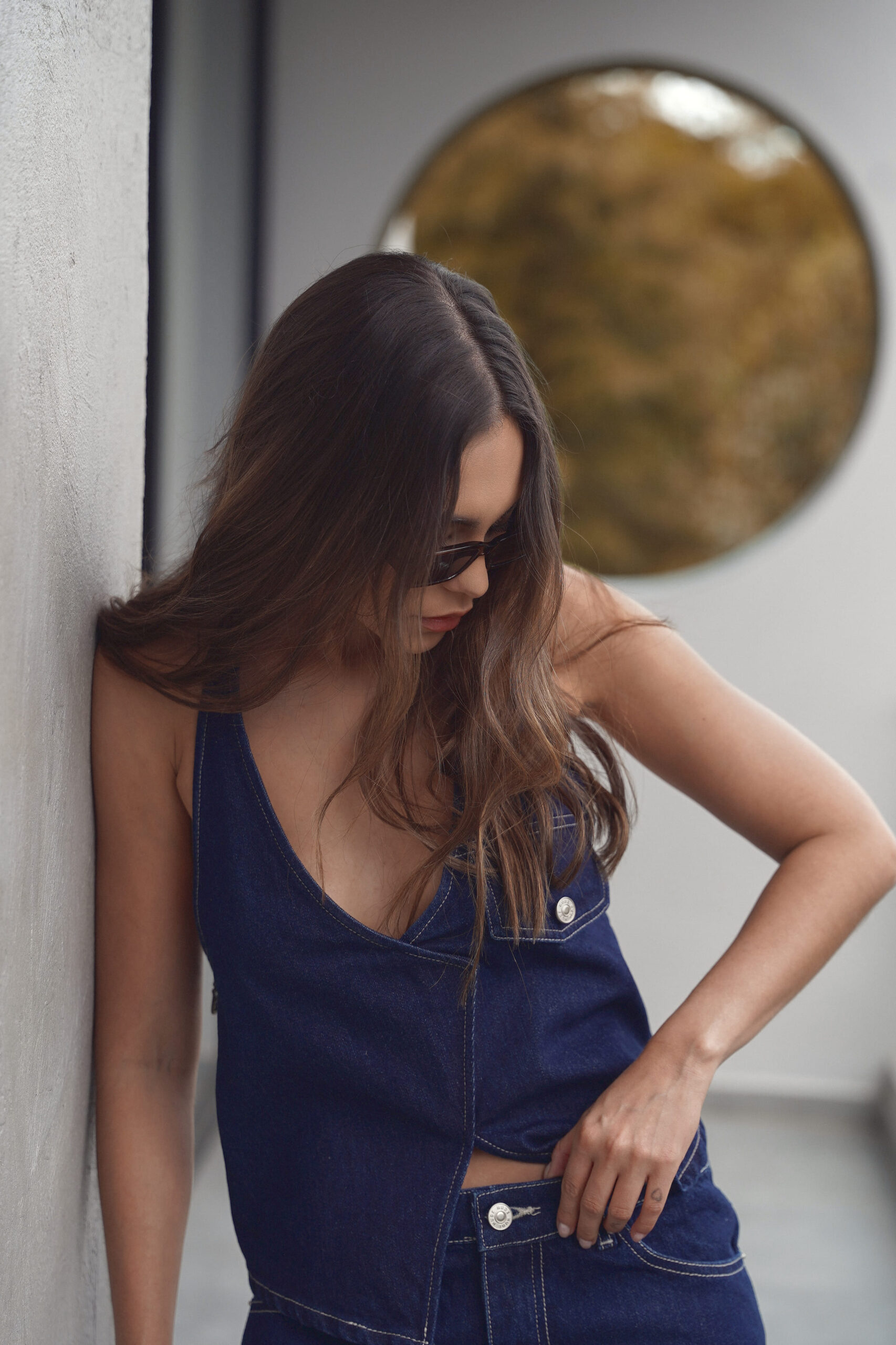 DENIM HALTER TOP - Image 8