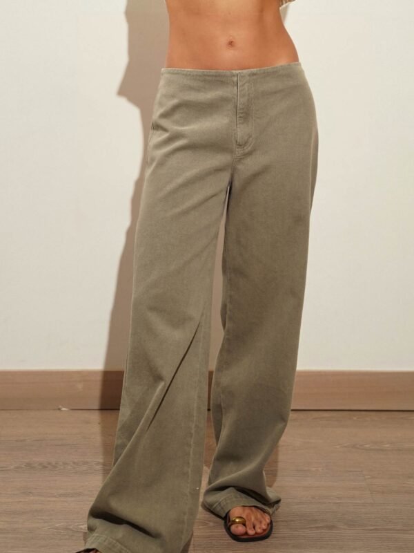 WAISTLESS WIDE LEG JEANS